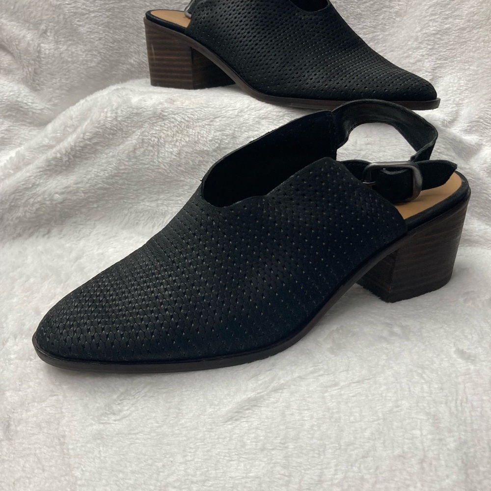 Lucky Brand Black Slingback Heels